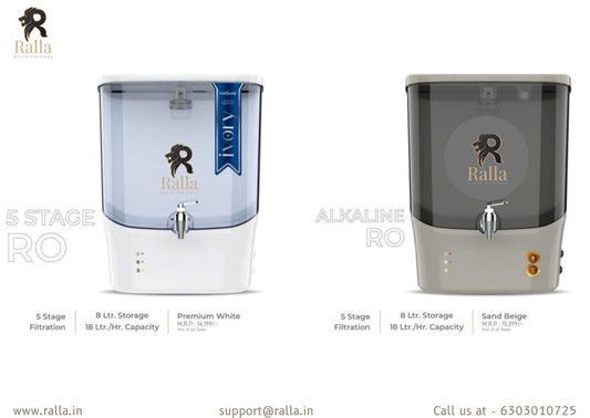 RWP: Basic Water Purifier in Elegant White & Grey colours